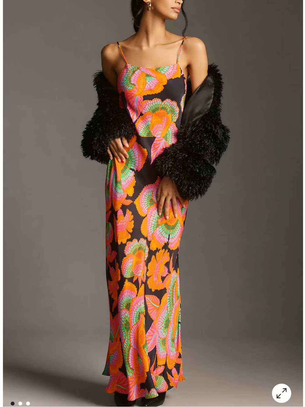 FARM Rio Floral Slip Dress